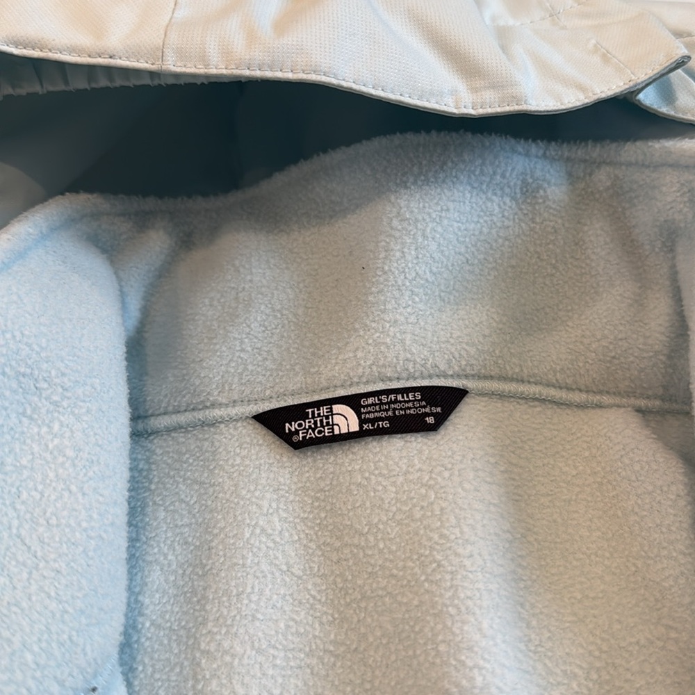 The North Face Coat w/ Removable Fleece Lining in Size Girls XL (18) - Picture 5 of 14
